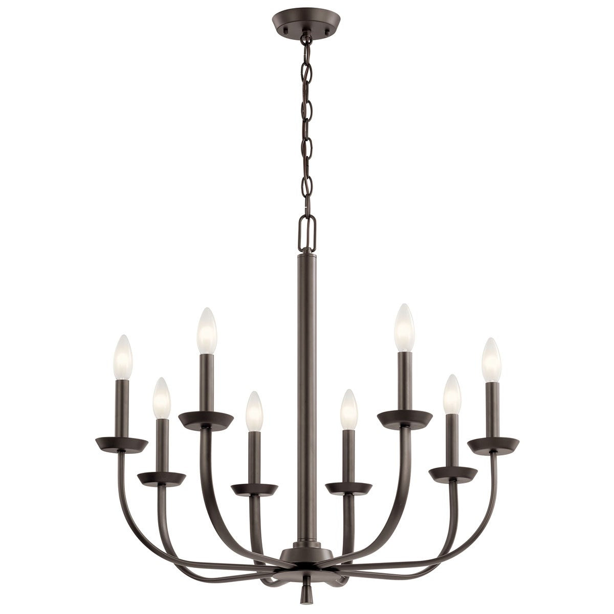 Kichler - 52388OZ - Eight Light Chandelier - Kennewick - Olde Bronze