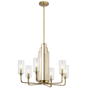 Kichler - 52411BNB - Six Light Chandelier - Kimrose - Brushed Natural Brass