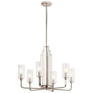 Kichler - 52411PN - Six Light Chandelier - Kimrose - Polished Nickel