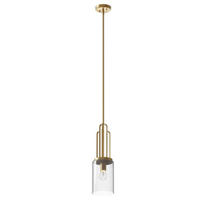 Kichler - 52414BNB - One Light Mini Pendant - Kimrose - Brushed Natural Brass