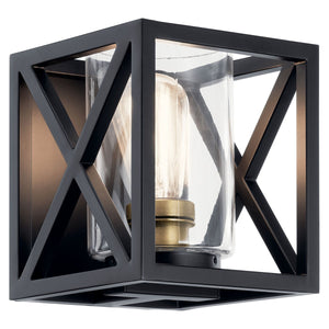 Kichler - 55063BK - One Light Wall Sconce - Moorgate - Black