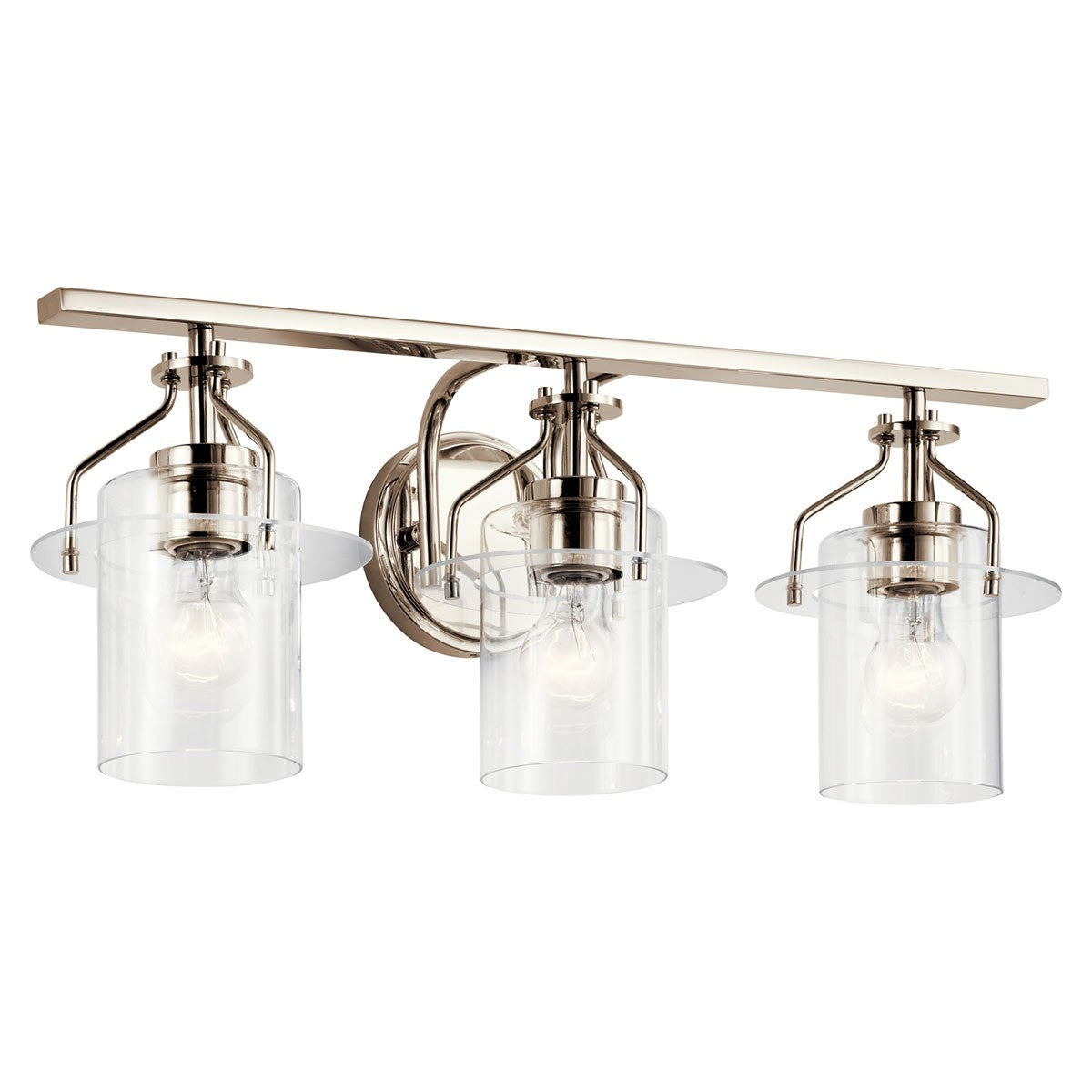 Kichler - 55079PN - Three Light Bath - Everett - Polished Nickel