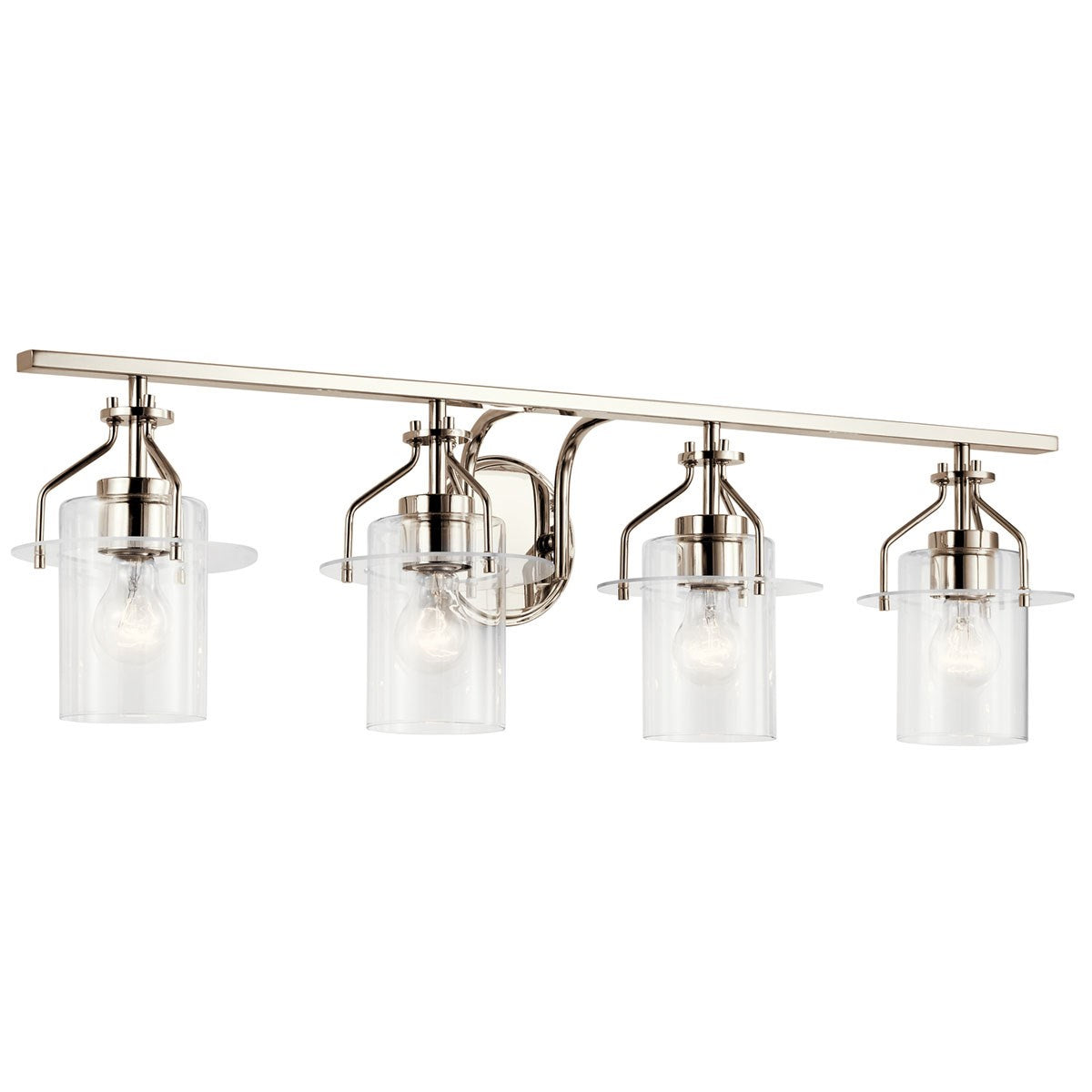 Kichler - 55080PN - Four Light Bath - Everett - Polished Nickel