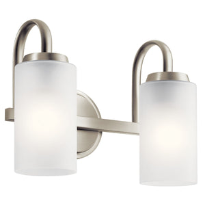 Kichler - 55086NI - Two Light Bath - Kennewick - Brushed Nickel