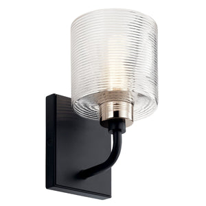 Kichler - 55105BK - One Light Wall Sconce - Harvan - Black