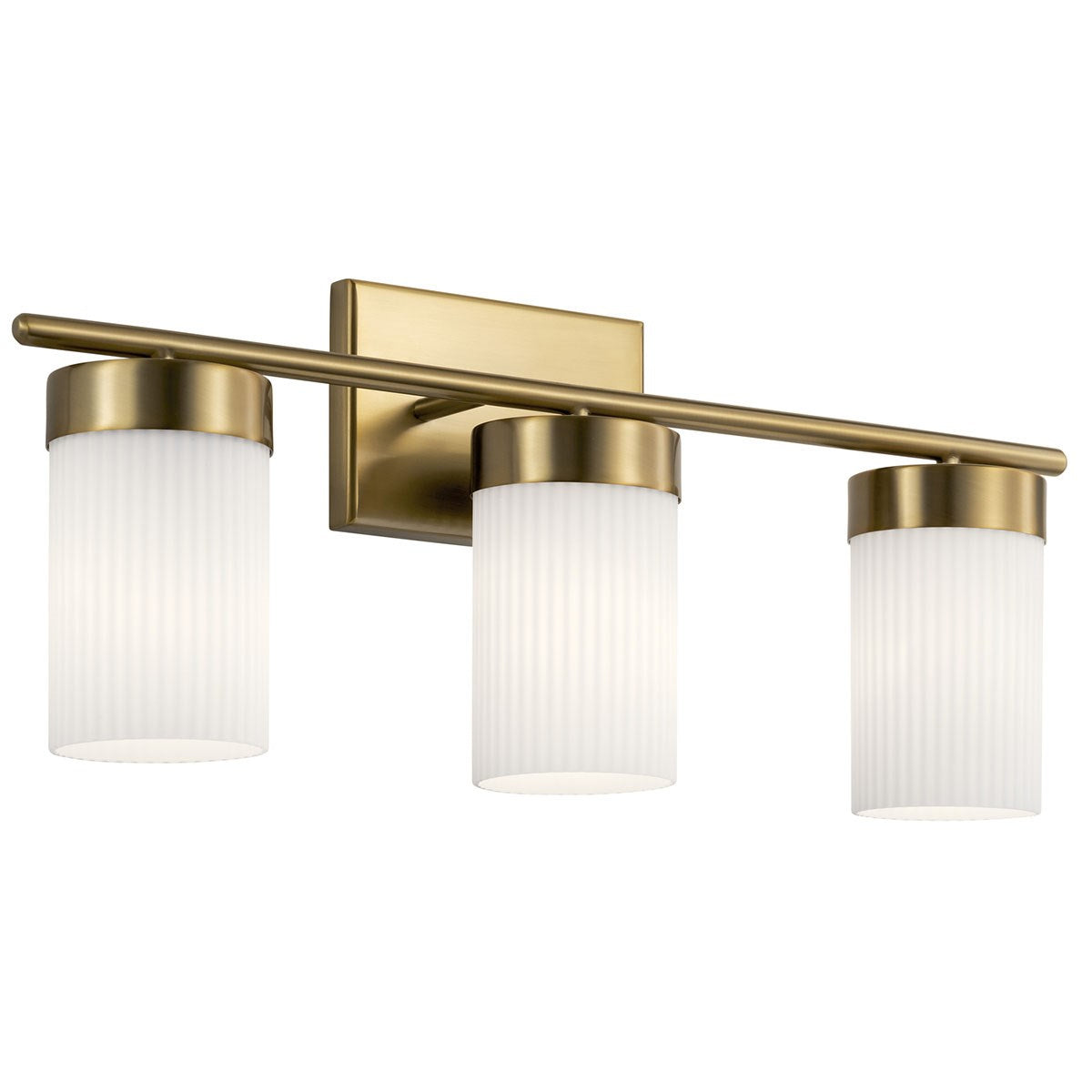 Kichler - 55112BNB - Three Light Bath - Ciona - Brushed Natural Brass