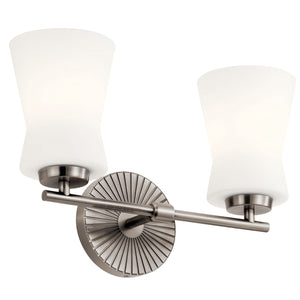 Kichler - 55116CLP - Two Light Bath - Brianne - Classic Pewter