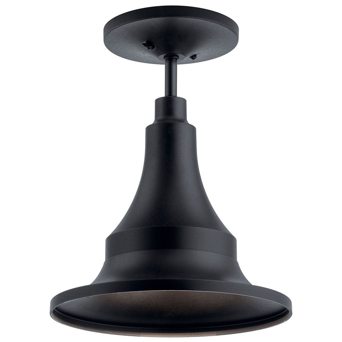 Kichler - 59057BKT - One Light Outdoor Pendant - Hampshire - Textured Black