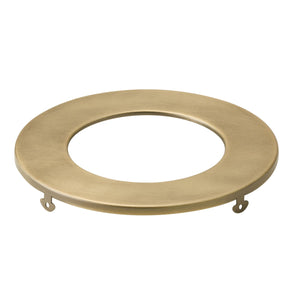 Kichler - DLTSL04RNBR - 4in Round Slim Downlight Trim - Direct To Ceiling Unv Accessor - Natural Brass