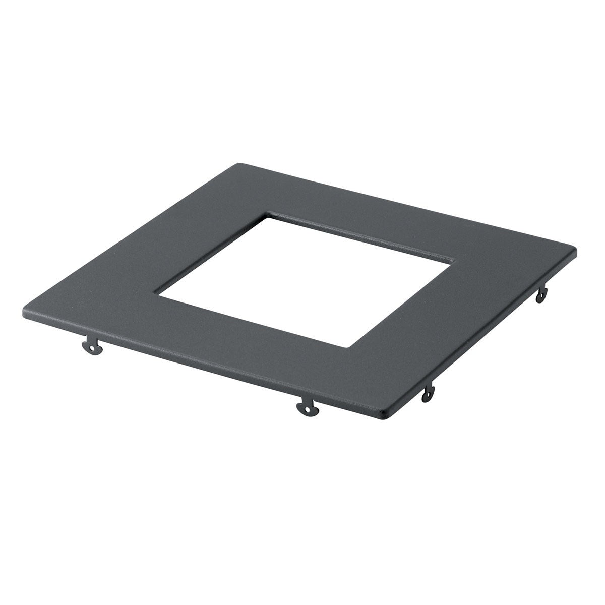 Kichler - DLTSL06SBKT - 6in Square Slim Downlight Trim - Direct To Ceiling Unv Accessor - Textured Black