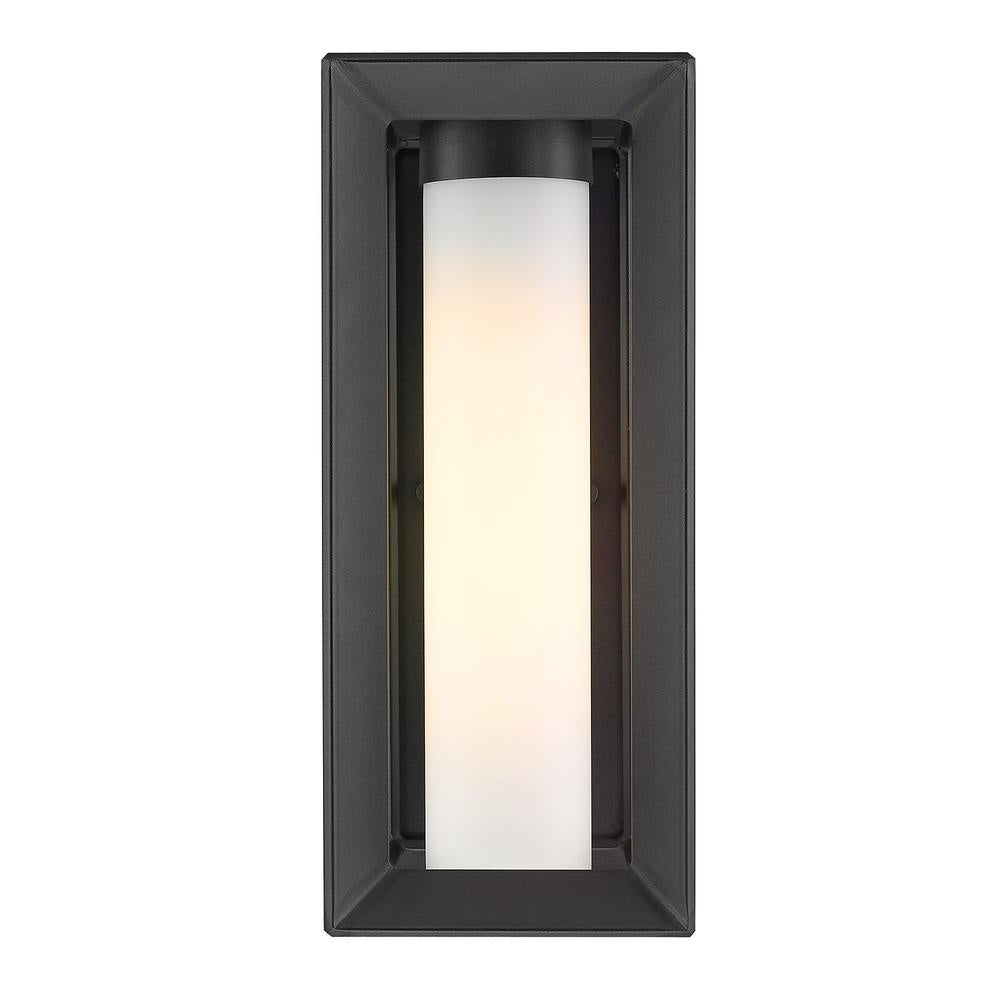 Golden - 2073-OWM NB-OP - One Light Outdoor Wall Sconce - Smyth NB - Natural Black