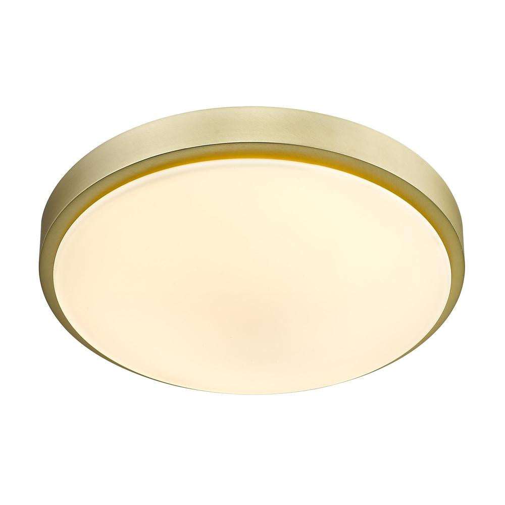 Golden - 9128-FM13 BCB-OP - LED Flush Mount - Gabi BCB - Brushed Champagne Bronze