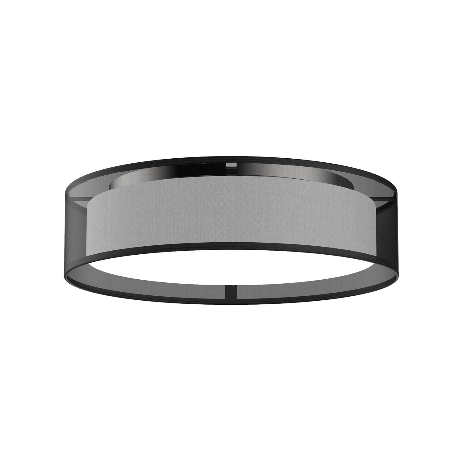 Kuzco Lighting - FM7916-BOR - LED Flush Mount - Dalton - Black Organza