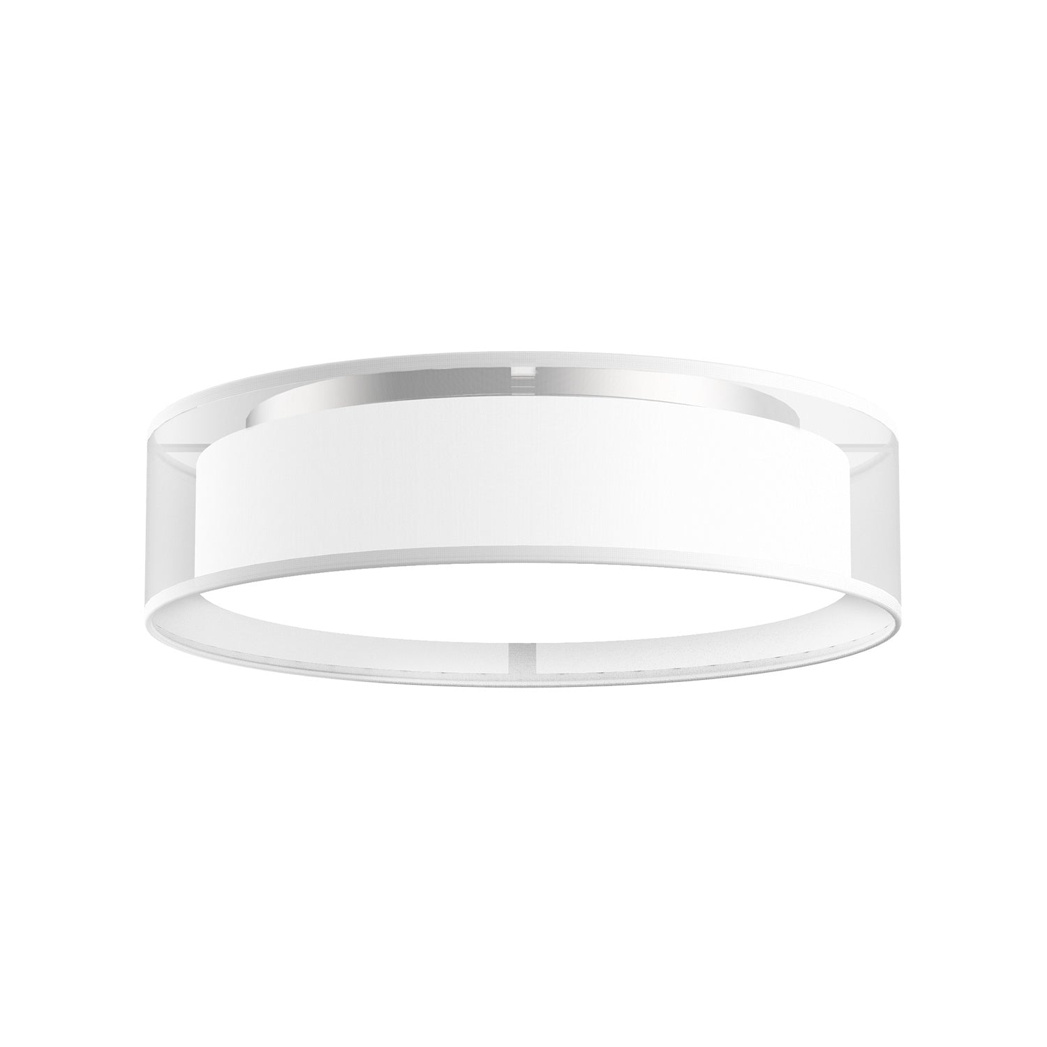 Kuzco Lighting - FM7916-WOR - LED Flush Mount - Dalton - White Organza