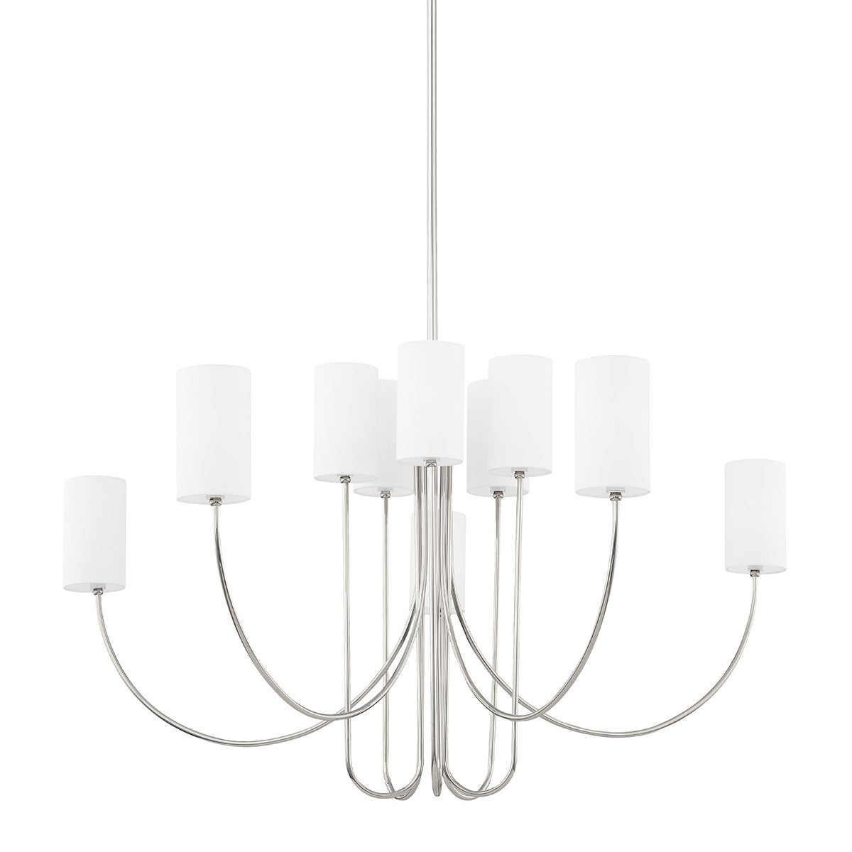 Hudson Valley - 6848-PN - Ten Light Chandelier - Harlem - Polished Nickel