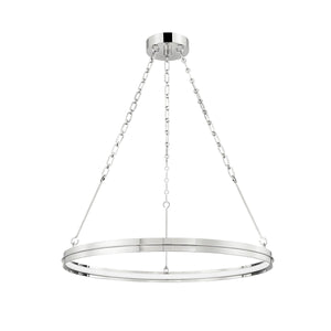 Hudson Valley - 7128-PN - LED Chandelier - Rosendale - Polished Nickel