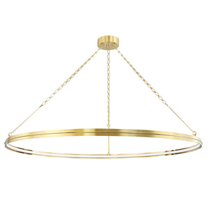 Hudson Valley - 7156-AGB - LED Chandelier - Rosendale - Aged Brass