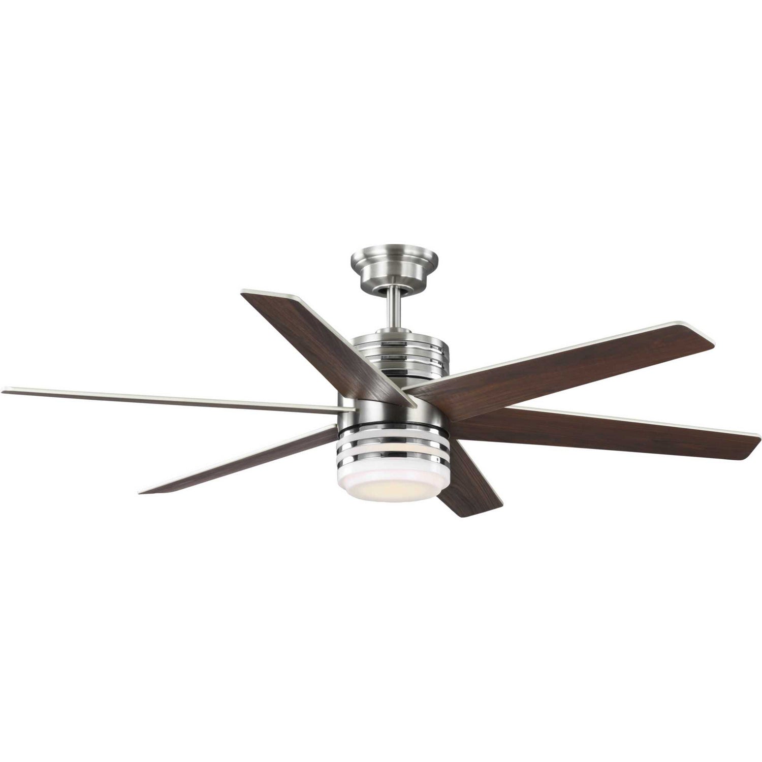 Progress Lighting - P250074-009-30 - 56"Ceiling Fan - Carrollwood - Brushed Nickel