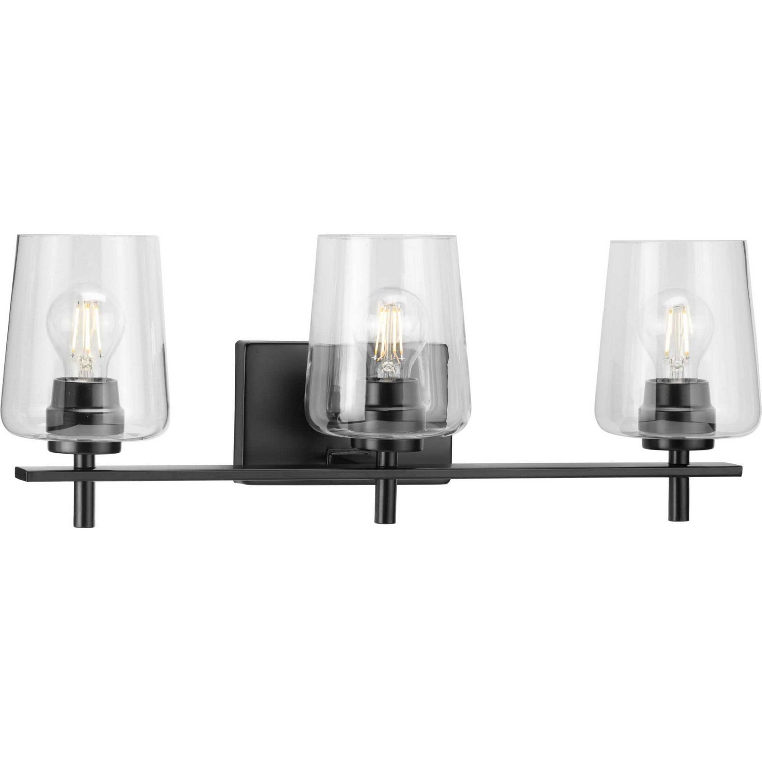 Progress Lighting - P300362-31M - Three Light Bath Bracket - Calais - Matte Black