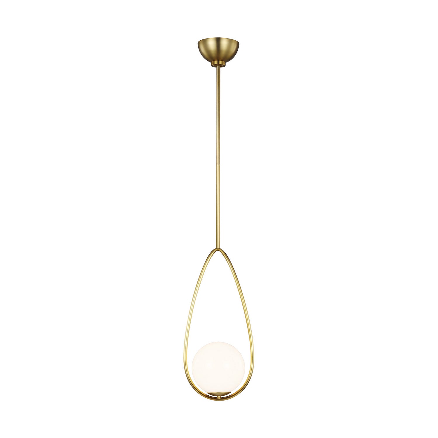 Visual Comfort Studio - AEP1001BBS - One Light Pendant - Galassia - Burnished Brass