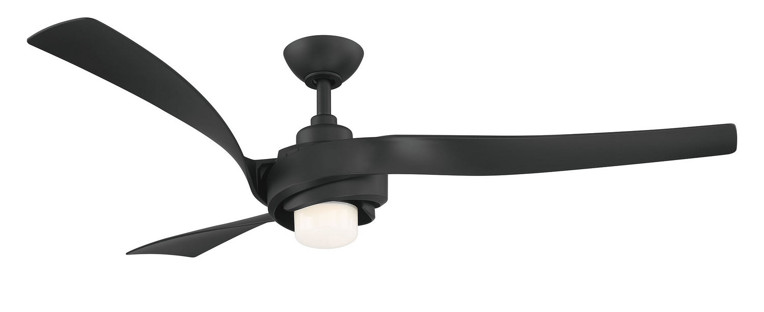 Wind River Fan Company - WR1804MB - 60"Ceiling Fan - Kurve - Matte Black