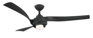 Wind River Fan Company - WR1804MB - 60"Ceiling Fan - Kurve - Matte Black