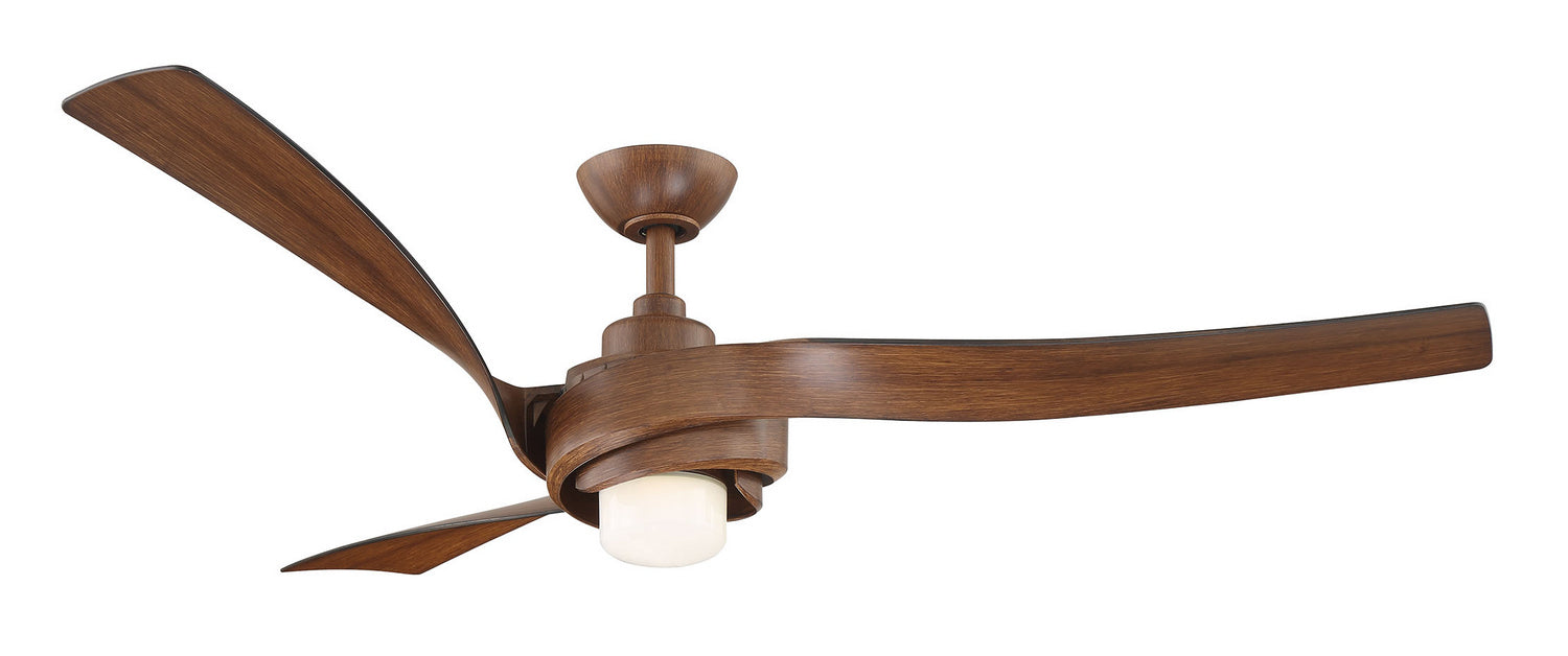 Wind River Fan Company - WR1804WAL - 60"Ceiling Fan - Kurve - Walnut