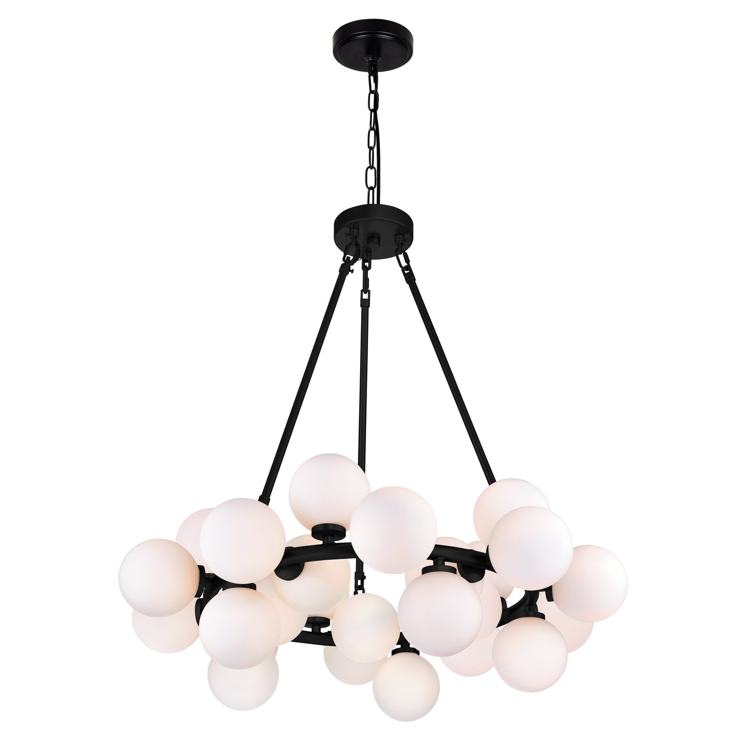 CWI Lighting - 1020P26-25-101 - LED Chandelier - Arya - Black