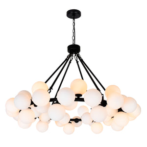 CWI Lighting - 1020P39-45-101 - LED Chandelier - Arya - Black