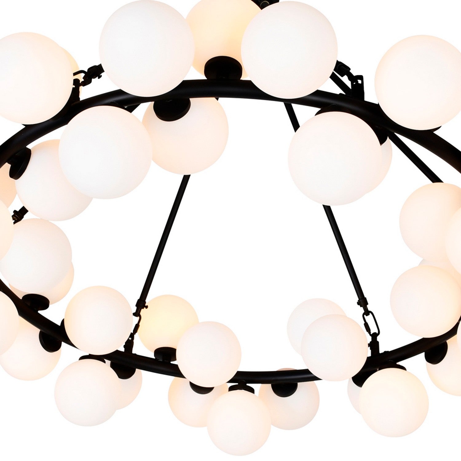 CWI Lighting - 1020P39-70-101 - LED Chandelier - Arya - Black