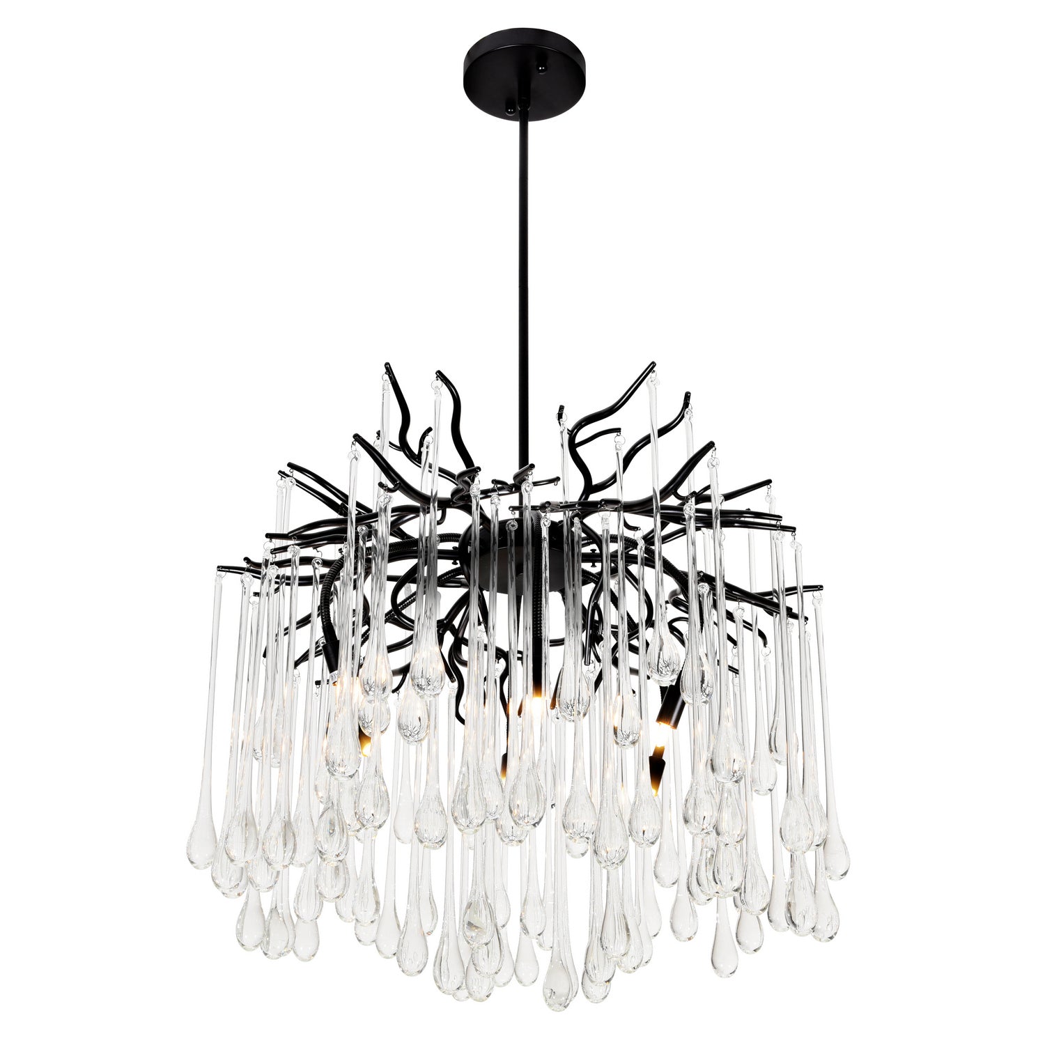 CWI Lighting - 1094P26-6-101 - Six Light Chandelier - Anita - Black