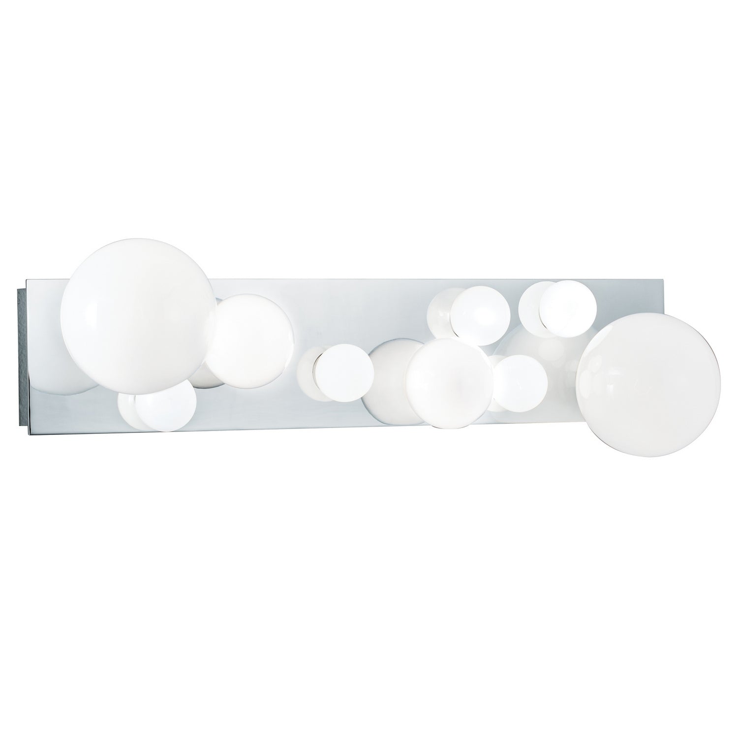 Norwell Lighting - 9745-CH-NG - Nine Light Bath Bar - Hollywood - Chrome