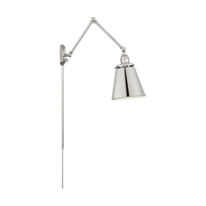 Nuvo Lighting - 60-7368 - One Light Swing Arm Wall Lamp - Bayard - Polished Nickel