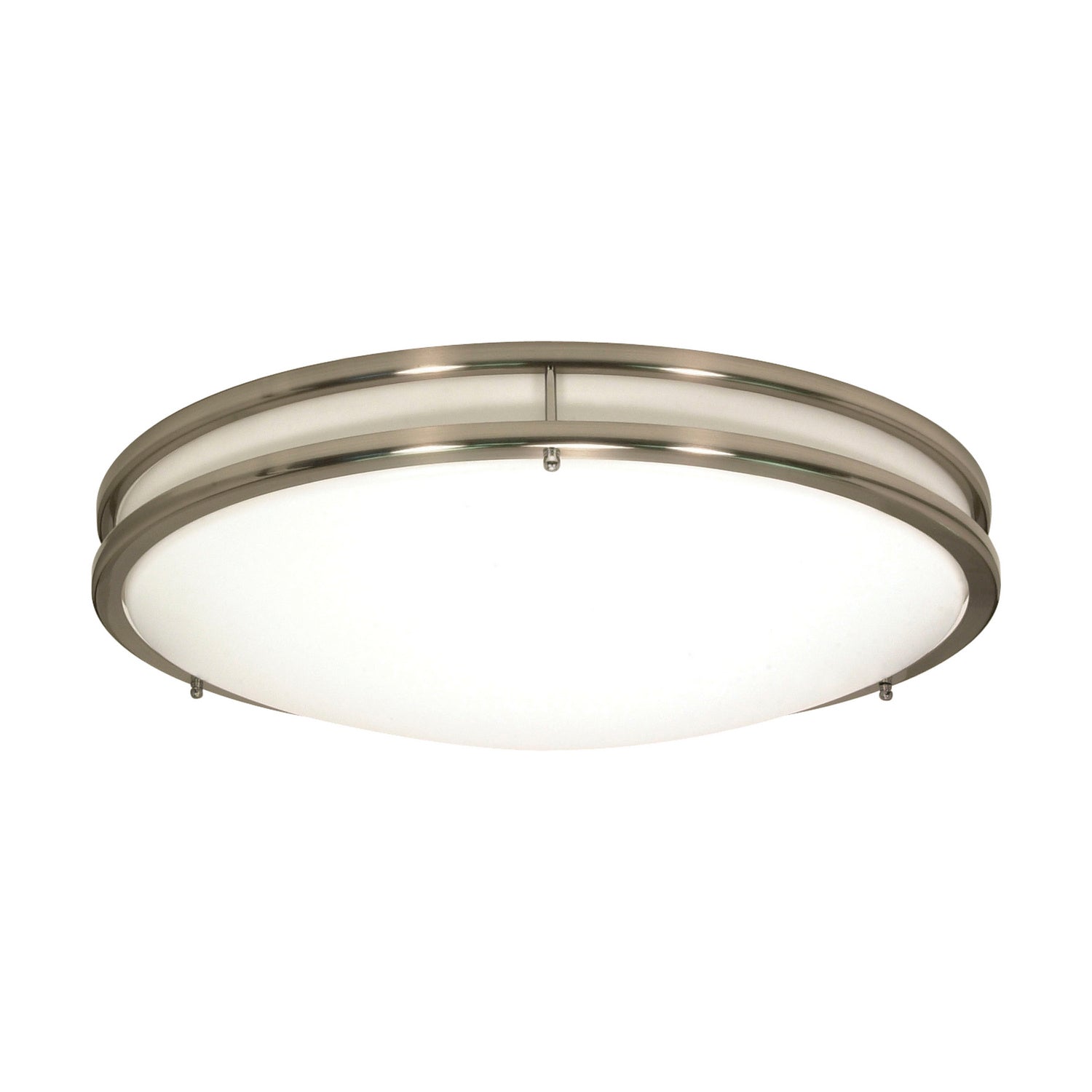 Nuvo Lighting - 62-1638 - LED Flush Mount - Glamour - Brushed Nickel