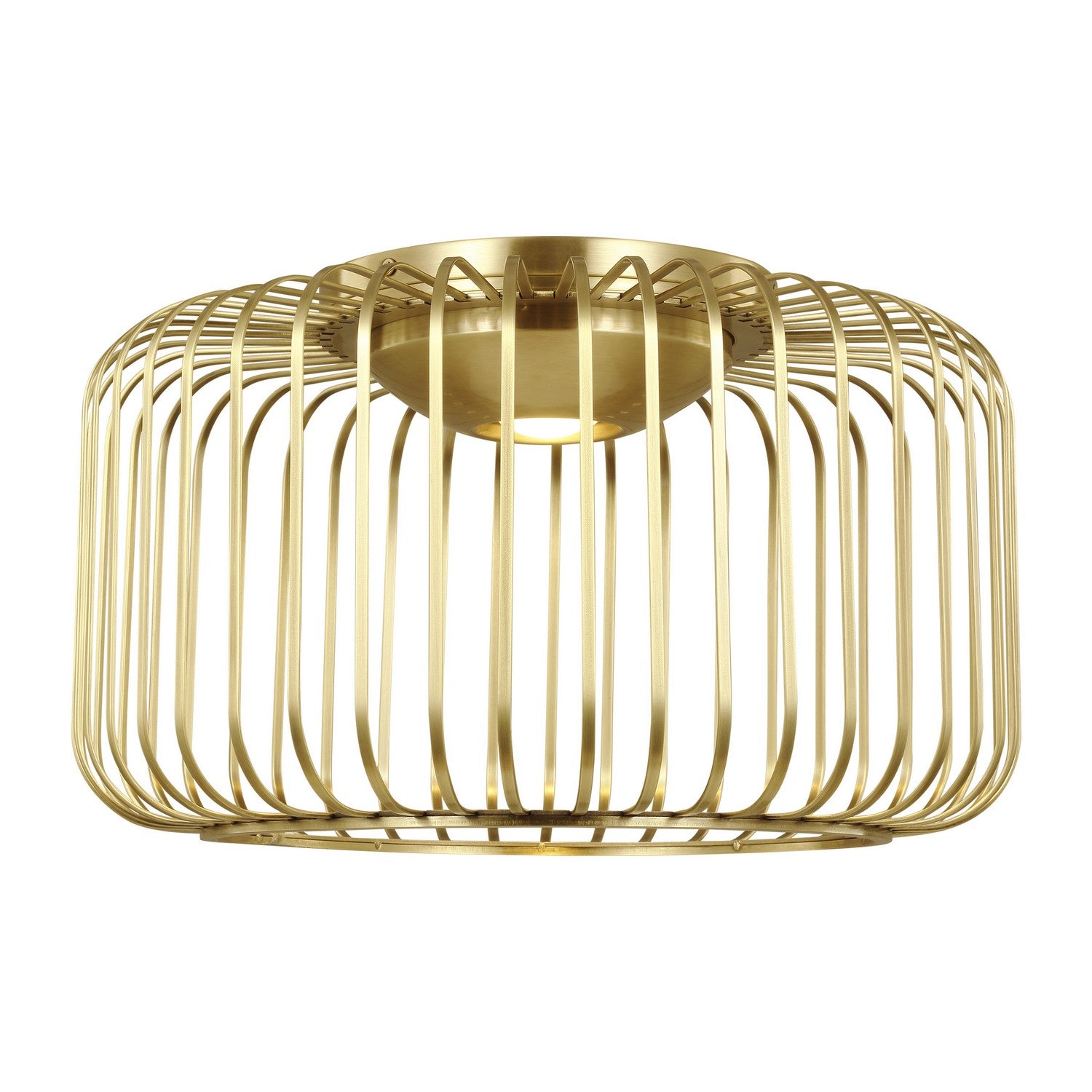 Visual Comfort Modern - 700FMKAI15BR-LED930 - LED Flush Mount - Kai - Plated Brass