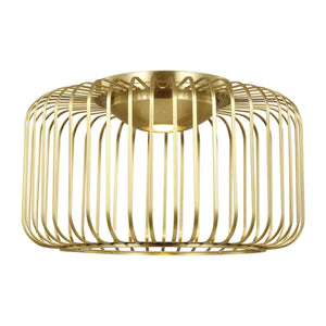 Visual Comfort Modern - 700FMKAI15BR-LED930 - LED Flush Mount - Kai - Plated Brass
