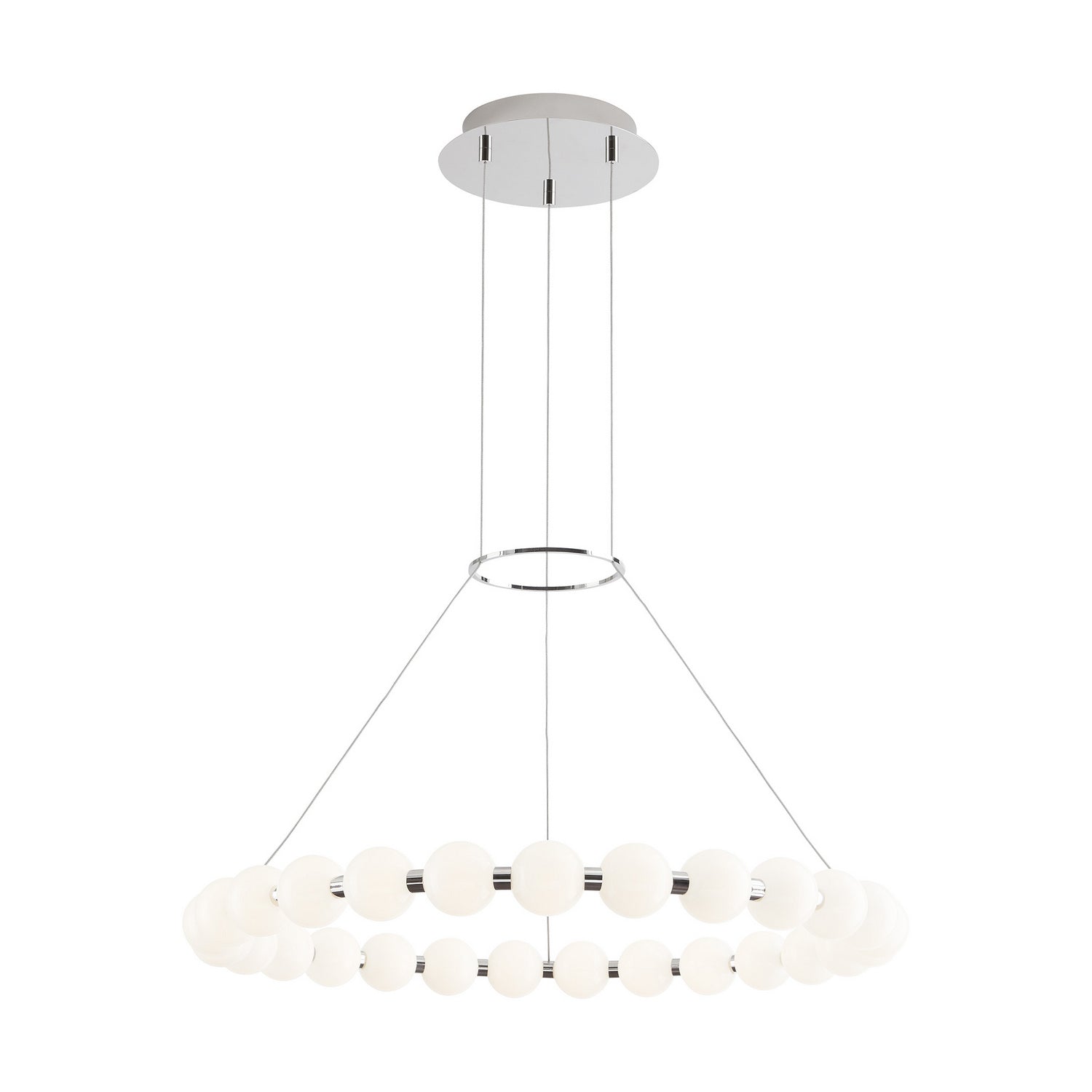 Visual Comfort Modern - 700OBT30N-LED927 - LED Chandelier - Orbet - Polished Nickel