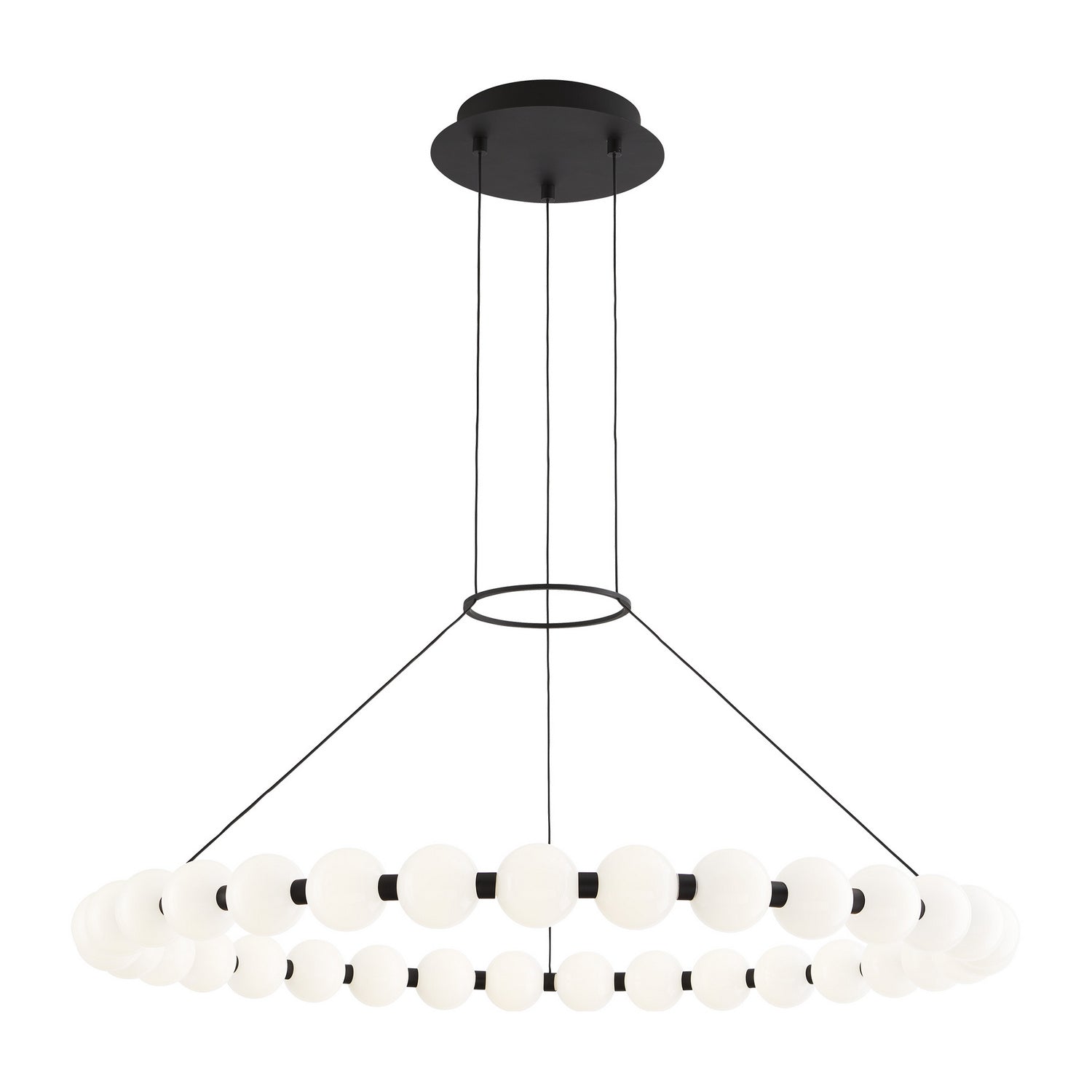 Visual Comfort Modern - 700OBT36B-LED927 - LED Chandelier - Orbet - Nightshade Black