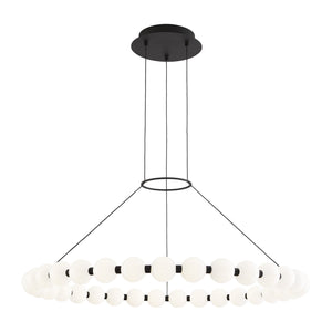 Visual Comfort Modern - 700OBT36B-LED927 - LED Chandelier - Orbet - Nightshade Black