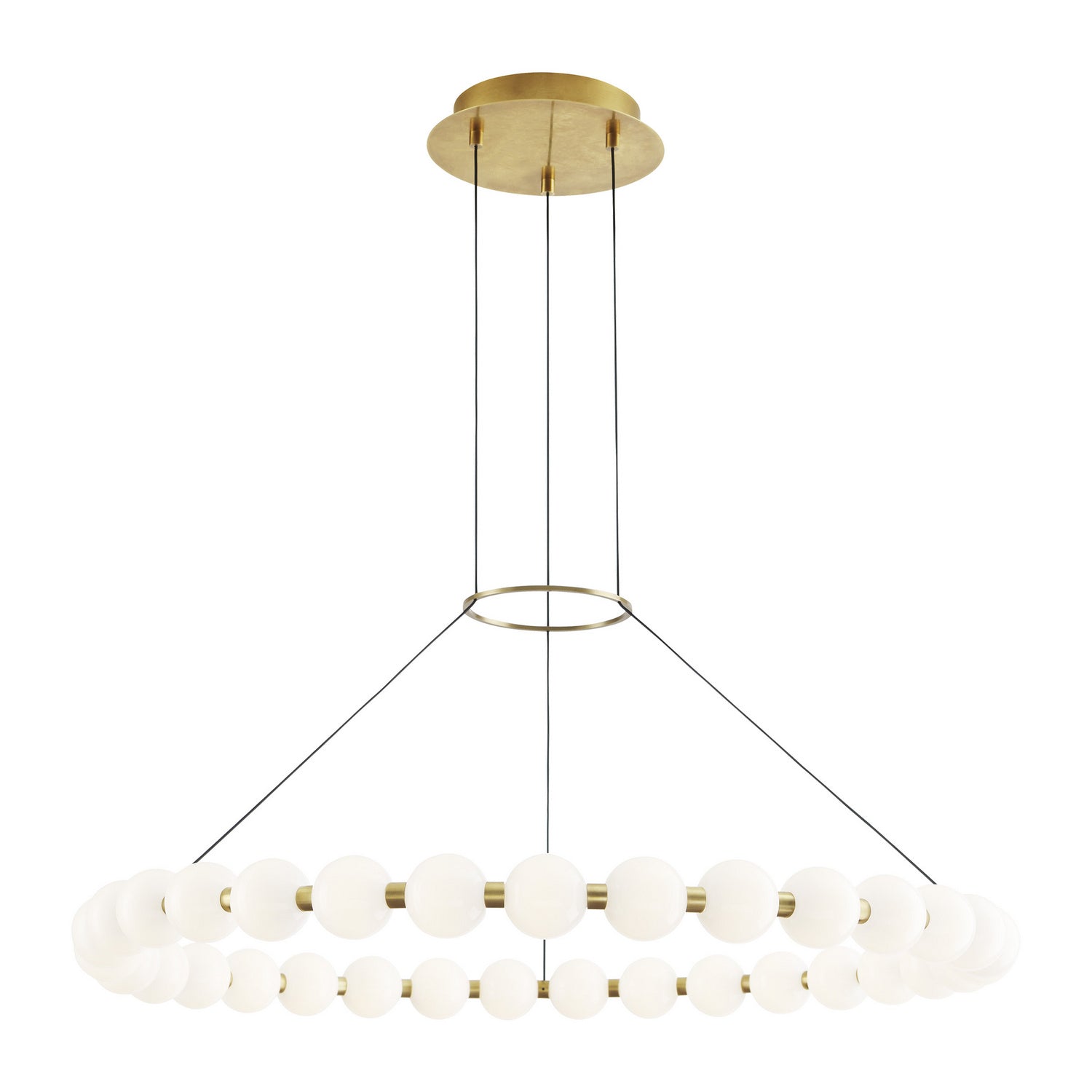 Visual Comfort Modern - 700OBT36NB-LED927 - LED Chandelier - Orbet - Natural Brass