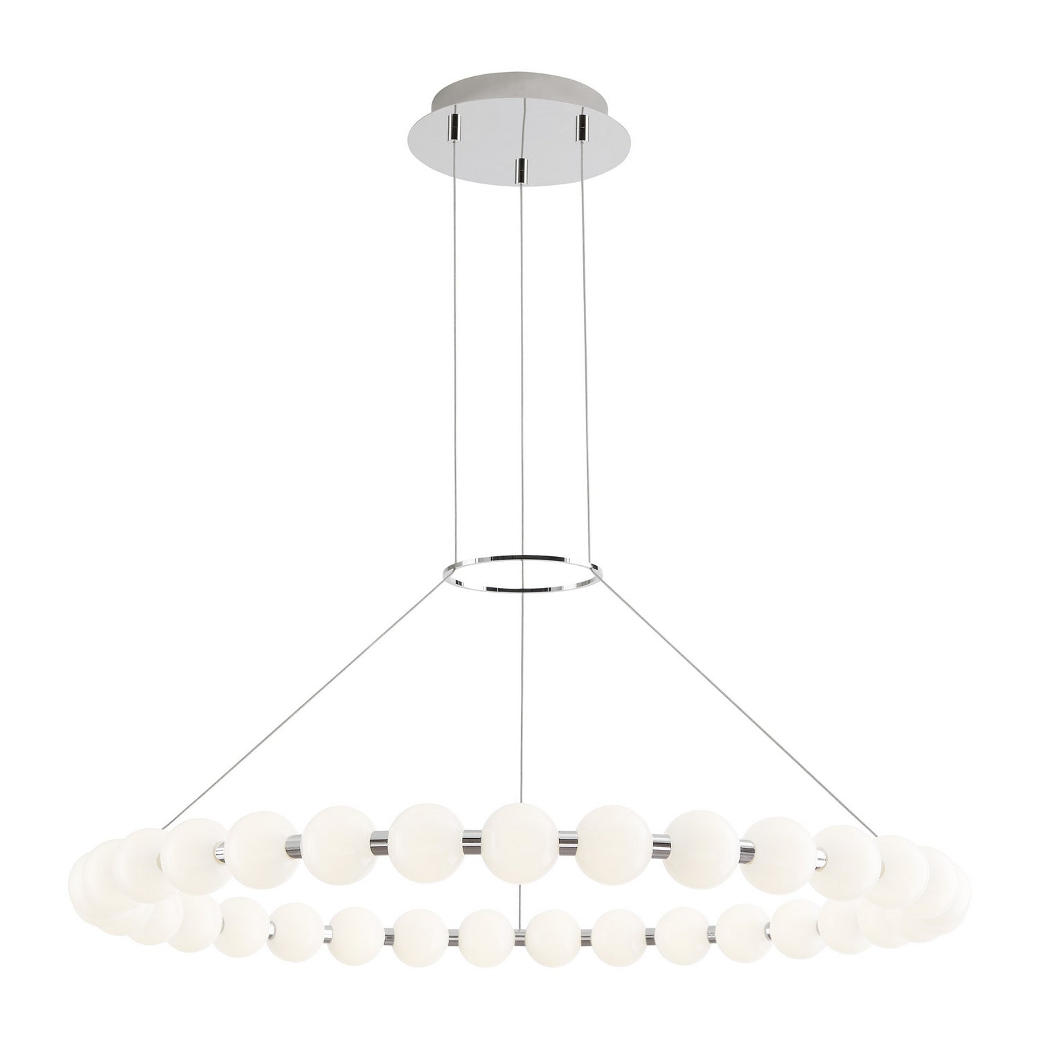 Visual Comfort Modern - 700OBT36N-LED927 - LED Chandelier - Orbet - Polished Nickel