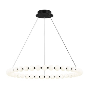 Visual Comfort Modern - 700OBT42B-LED927 - LED Chandelier - Orbet - Nightshade Black