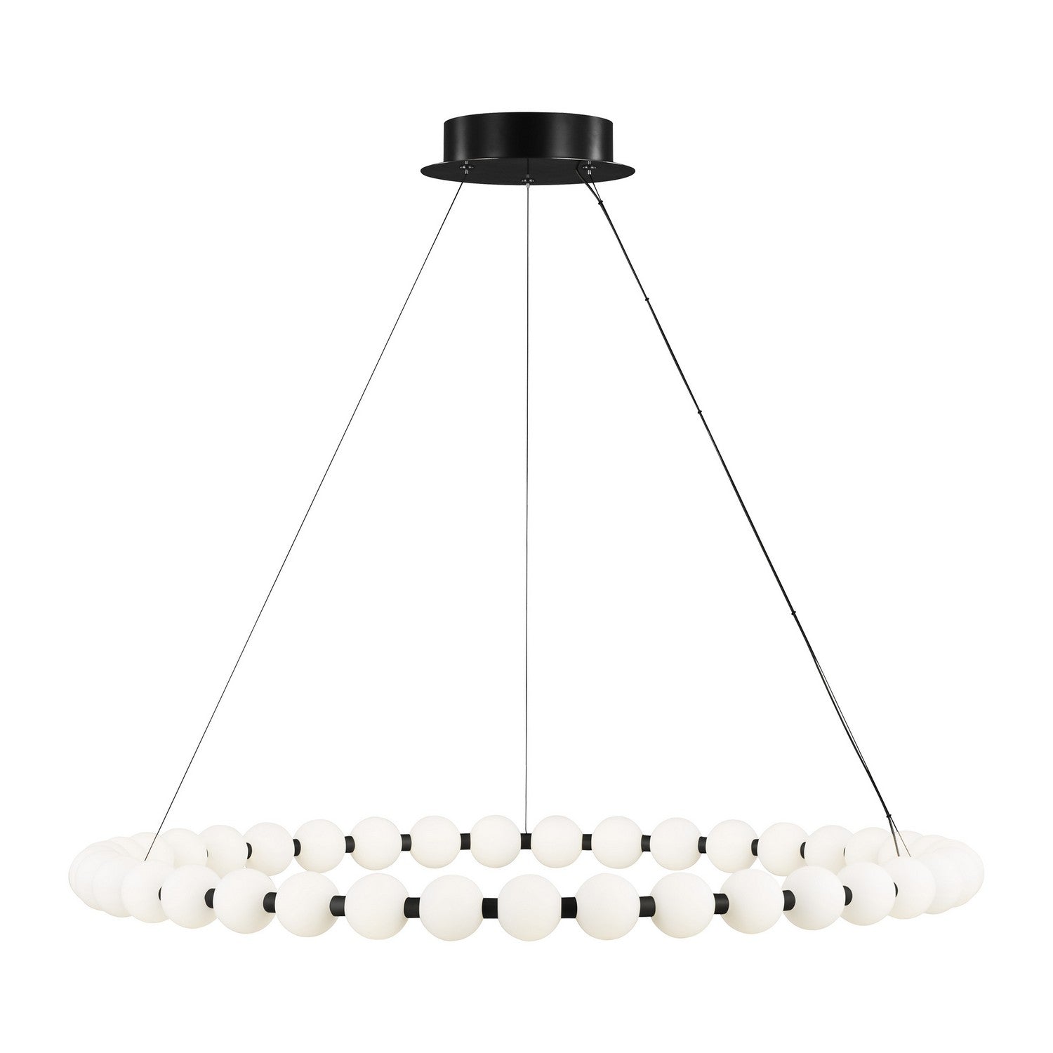 Visual Comfort Modern - 700OBT42B-LED927 - LED Chandelier - Orbet - Nightshade Black