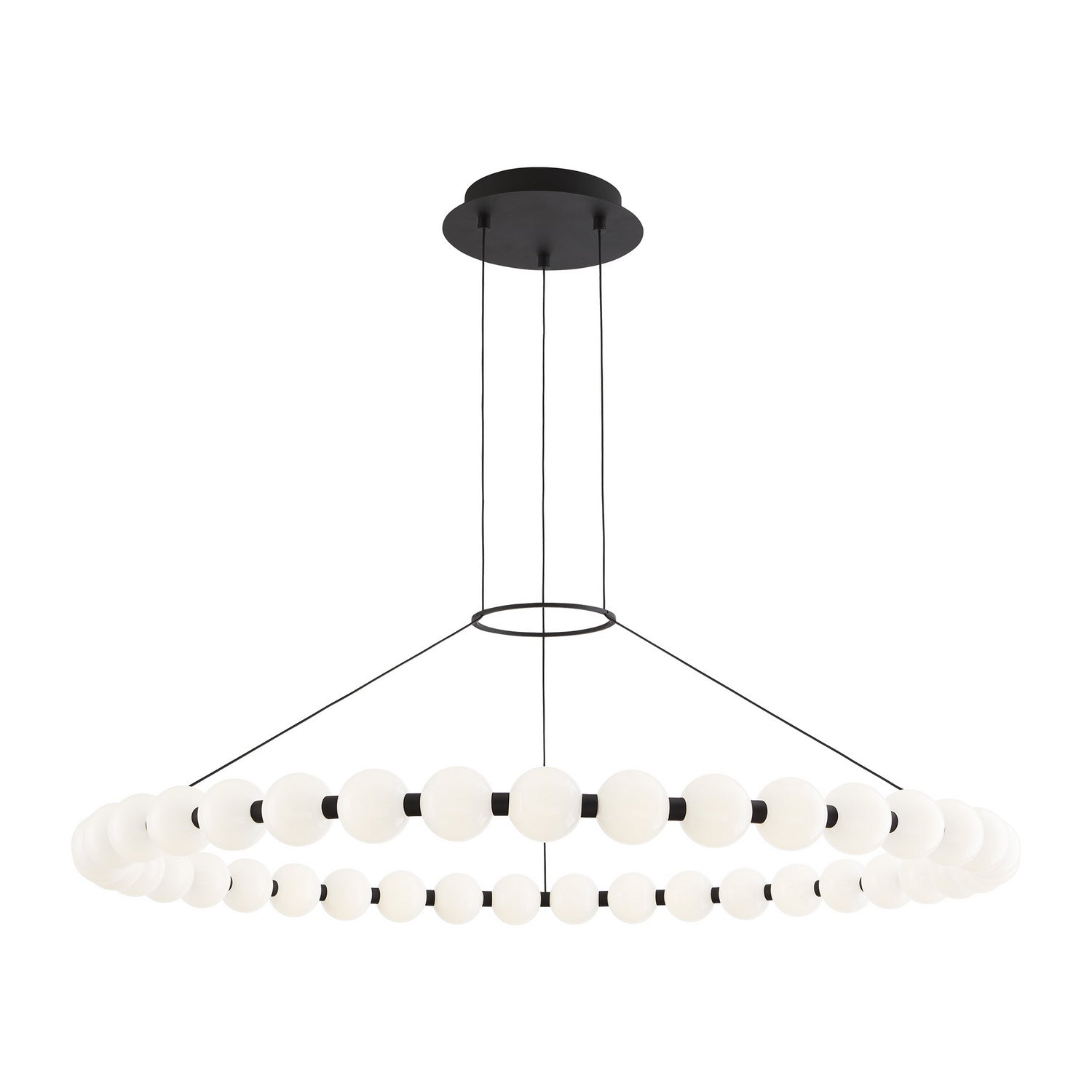 Visual Comfort Modern - 700OBT42B-LED927 - LED Chandelier - Orbet - Nightshade Black