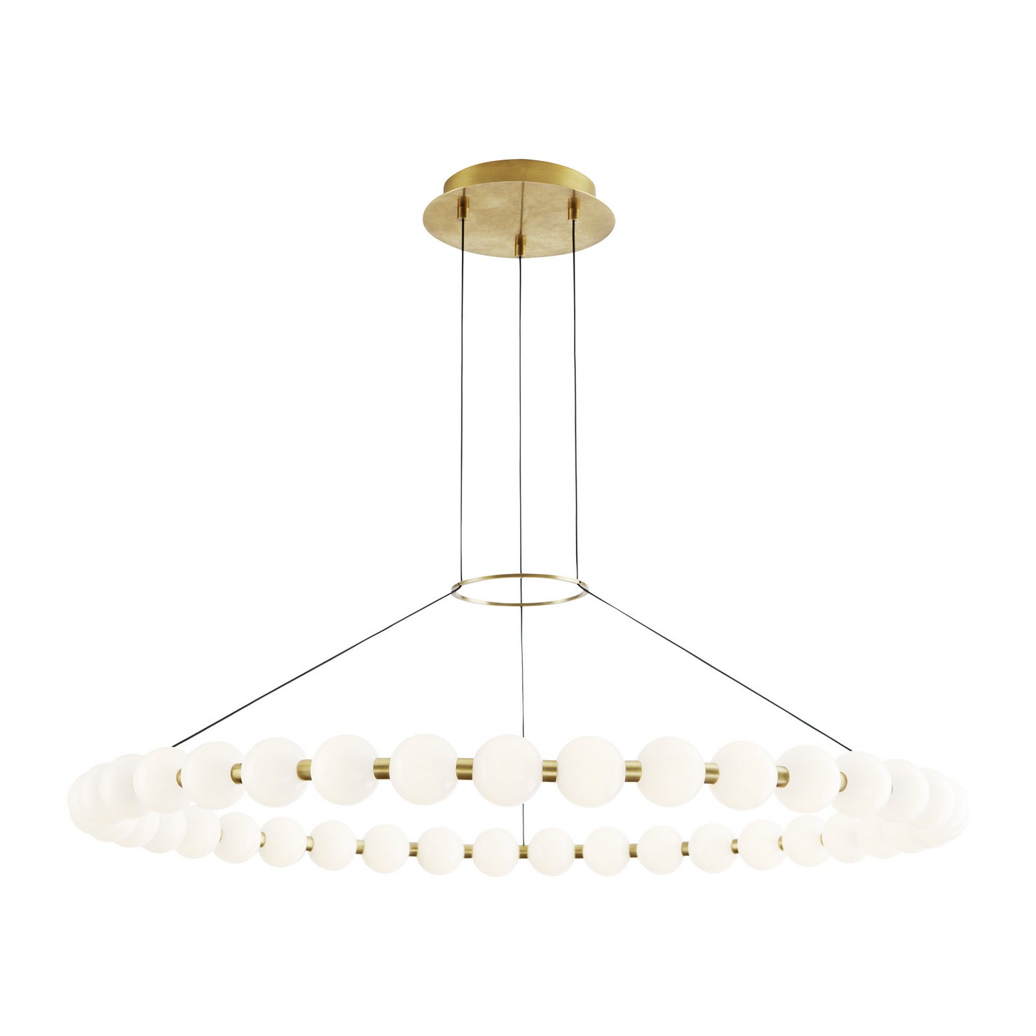 Visual Comfort Modern - 700OBT42NB-LED927 - LED Chandelier - Orbet - Natural Brass