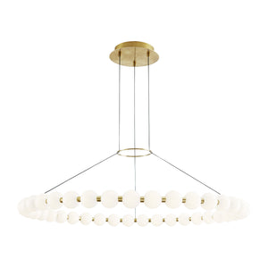 Visual Comfort Modern - 700OBT42NB-LED927 - LED Chandelier - Orbet - Natural Brass