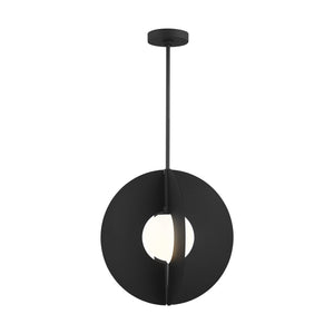 Visual Comfort Modern - 700TDOBLRGB-LED930 - LED Pendant - Orbel - Nightshade Black