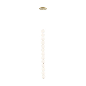 Visual Comfort Modern - 700TDOBT13NB-LED927 - LED Pendant - Orbet - Natural Brass