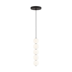 Visual Comfort Modern - 700TDOBT5B-LED927 - LED Pendant - Orbet - Nightshade Black