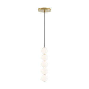 Visual Comfort Modern - 700TDOBT5NB-LED927 - LED Pendant - Orbet - Natural Brass